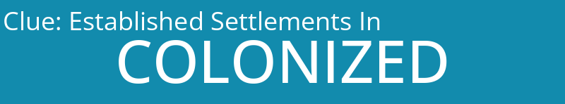 Established Settlements In