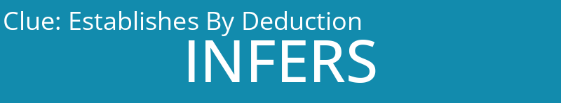 Establishes By Deduction