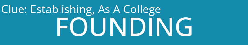 Establishing, As A College