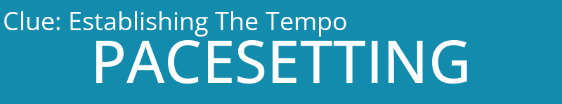 Establishing The Tempo