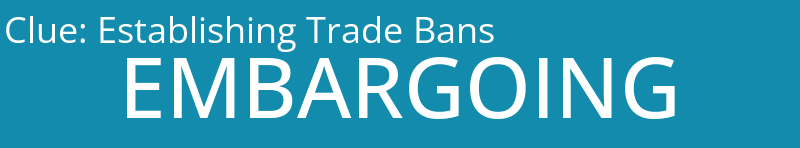 Establishing Trade Bans