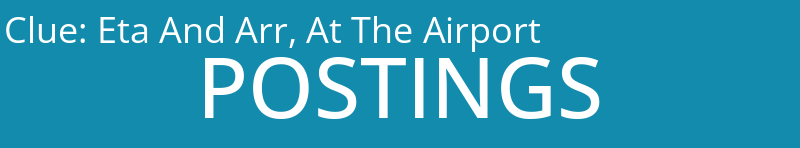 Eta And Arr, At The Airport