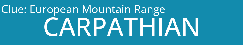 European Mountain Range