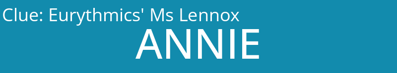 Eurythmics' Ms Lennox