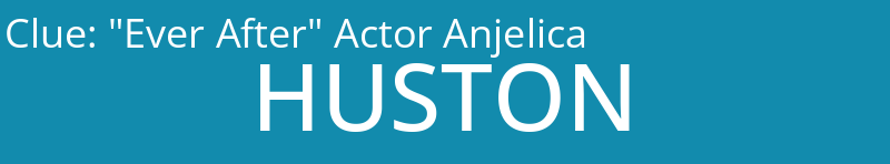 "Ever After" Actor Anjelica