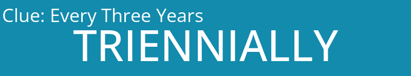 Every Three Years