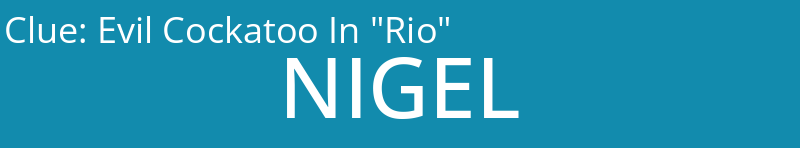 Evil Cockatoo In "Rio"