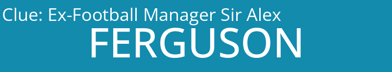 Ex-Football Manager Sir Alex