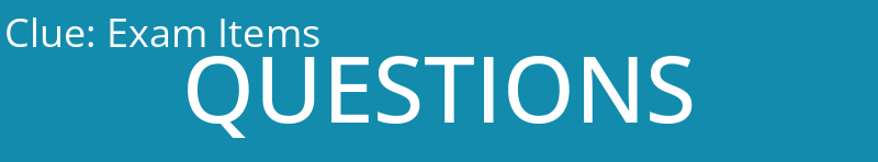 Exam Items
