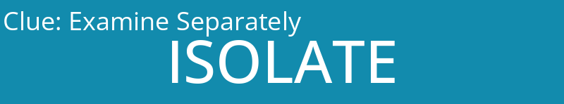 Examine Separately