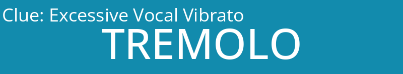 Excessive Vocal Vibrato