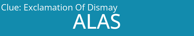 Exclamation Of Dismay