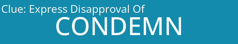 Express Disapproval Of