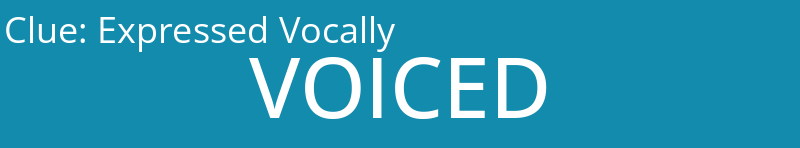 Expressed Vocally