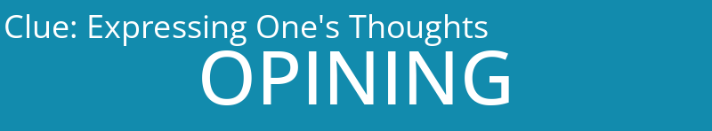 Expressing One's Thoughts