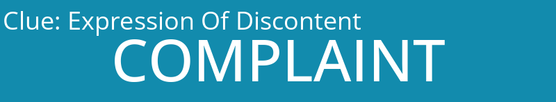 Expression Of Discontent