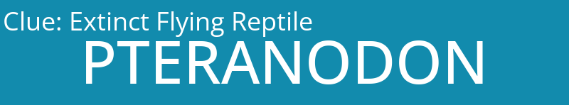 Extinct Flying Reptile