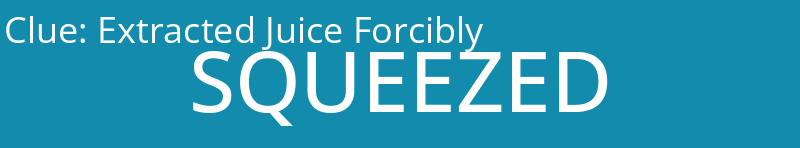 Extracted Juice Forcibly