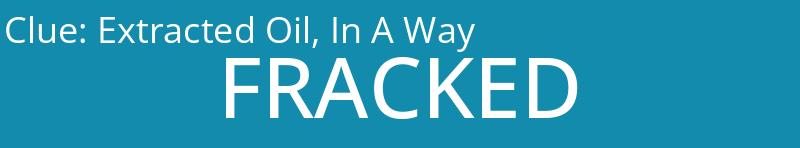 Extracted Oil, In A Way