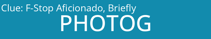 F-Stop Aficionado, Briefly