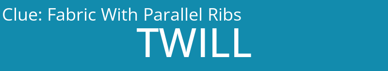 Fabric With Parallel Ribs