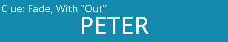 Fade, With "Out"