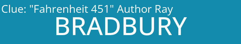 "Fahrenheit 451" Author Ray