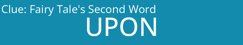 Fairy Tale's Second Word