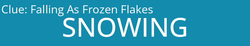 Falling As Frozen Flakes