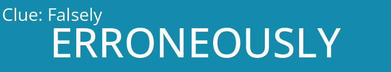 Falsely