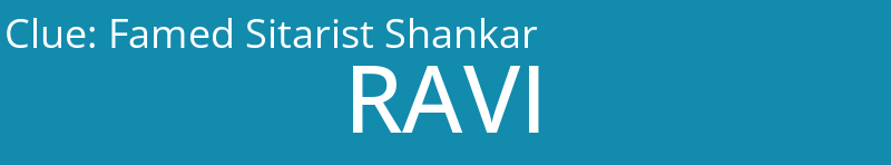 Famed Sitarist Shankar