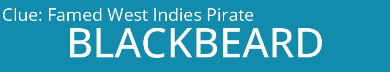 Famed West Indies Pirate