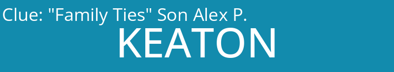"Family Ties" Son Alex P.