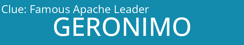 Famous Apache Leader