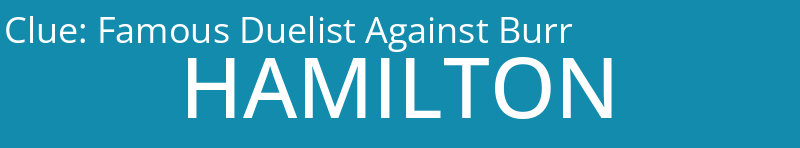 Famous Duelist Against Burr