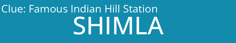 Famous Indian Hill Station