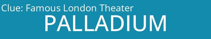 Famous London Theater