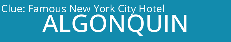 Famous New York City Hotel