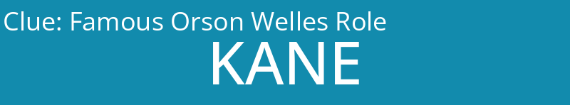 Famous Orson Welles Role