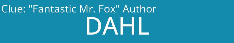 "Fantastic Mr. Fox" Author