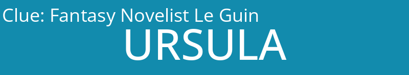 Fantasy Novelist Le Guin