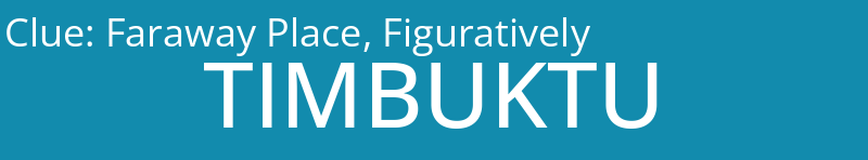 Faraway Place, Figuratively