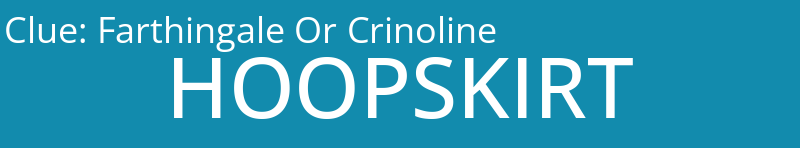 Farthingale Or Crinoline