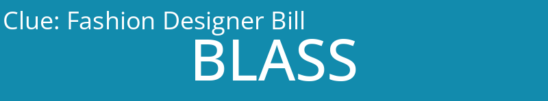 Fashion Designer Bill
