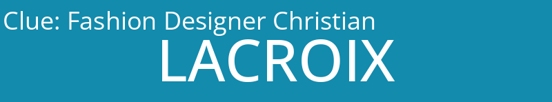 Fashion Designer Christian