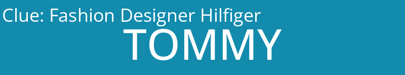 Fashion Designer Hilfiger