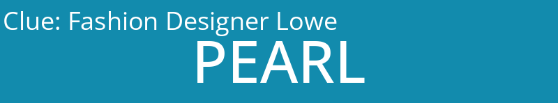 Fashion Designer Lowe