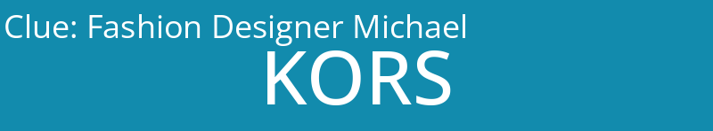 Fashion Designer Michael