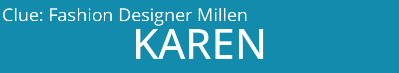 Fashion Designer Millen