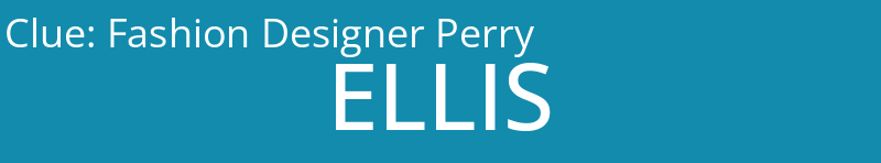 Fashion Designer Perry